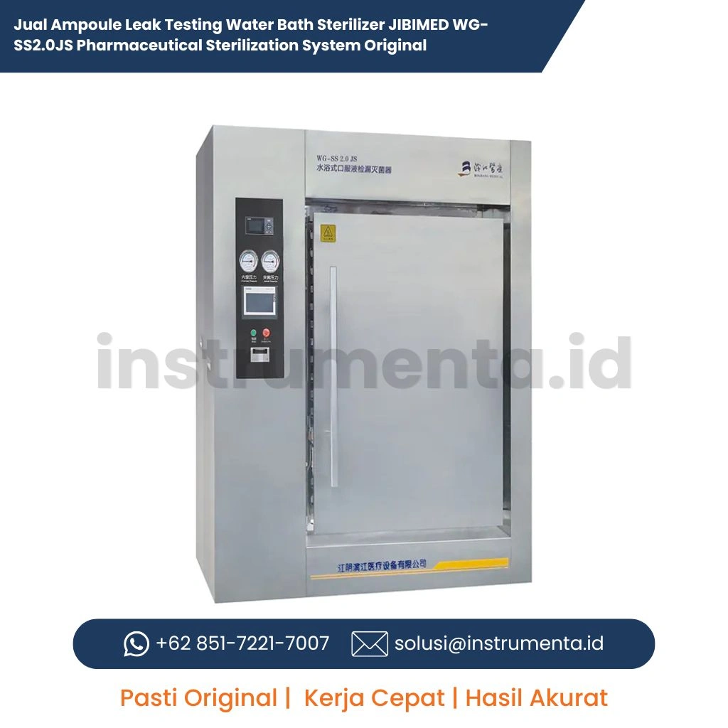 Jual Ampoule Leak Testing Water Bath Sterilizer JIBIMED WG-SS2.0JS Pharmaceutical Sterilization System Original